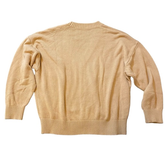 Dazy Women's Plaid V-neck Button Down Knit Cardigan/Sweater Long Sleeve Size M - Picture 4 of 11